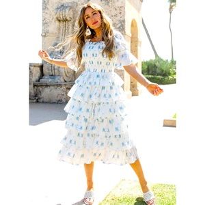 Ivy city co. Harmony dress in white size xs/s